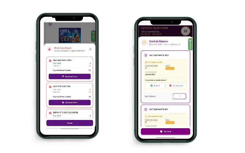 Alerte rupture de stock en temps réel - FELIS Retail Execution