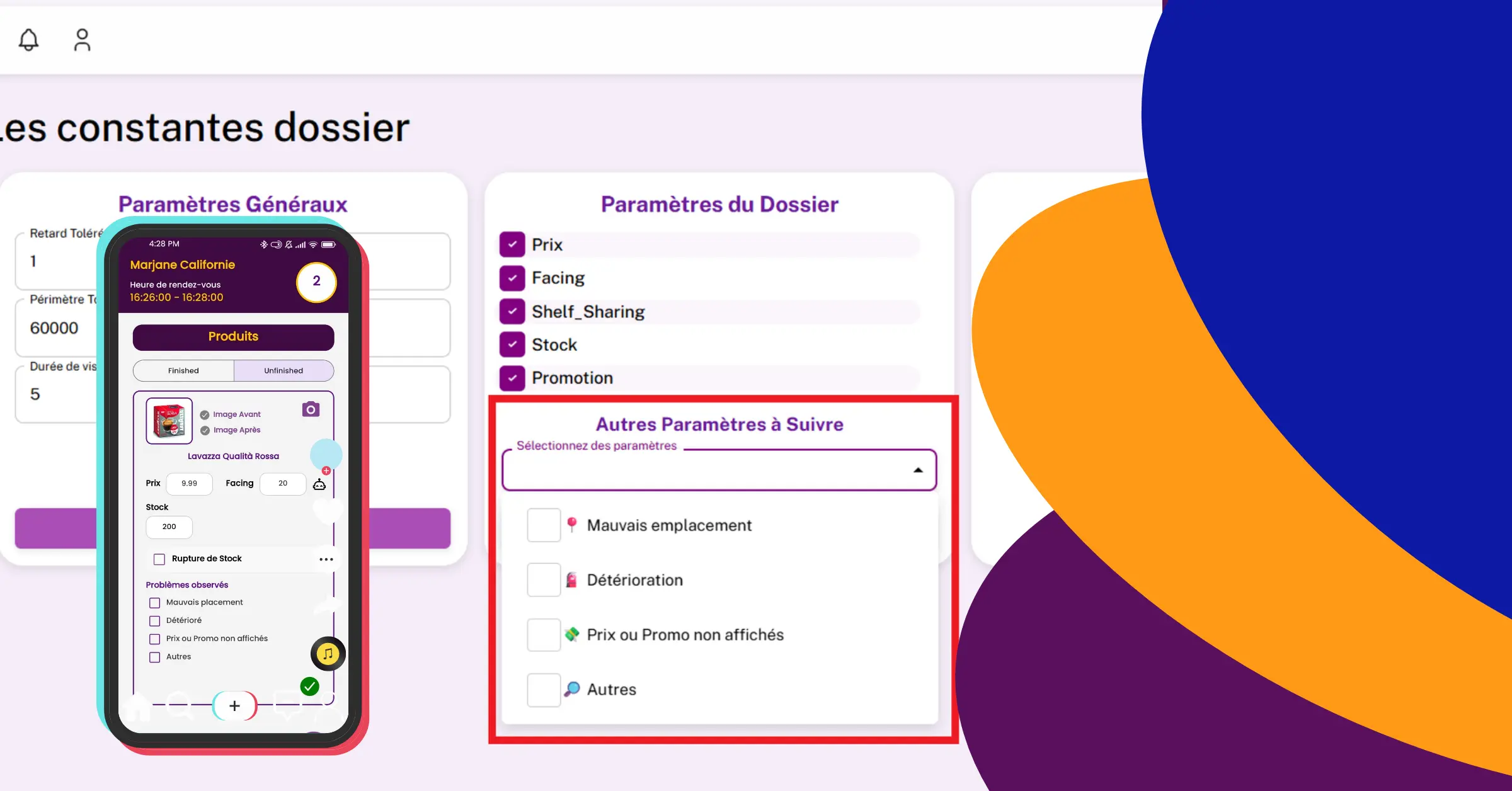 Interface Back-office FELIS Contrôle Qualité